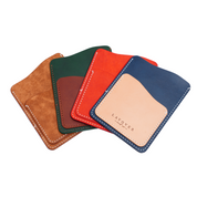 Handstitched premium leather passport holders in various colors, made by Layover and Co.